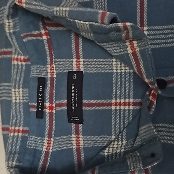 Lucky Classic Fit Plaid Button Down XXL - Picture 3 of 5